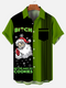 Men's Christmas Funny Graphic Short Sleeve Hawaiian Shirt